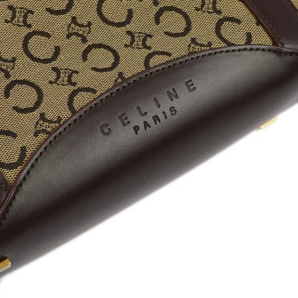 Celine Brown C Macadam Tote Handbag MC99/1 192428 - Picture 10 of 10